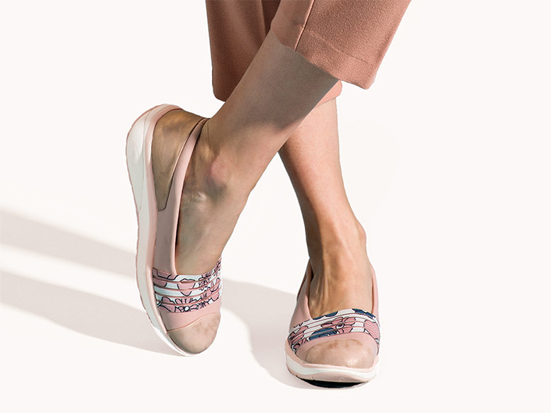Walkmaxx Comfort Ballerinas Stripe