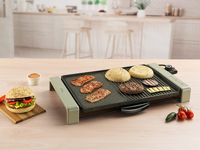 Delimano Joy Electric Table Grill and Griddle